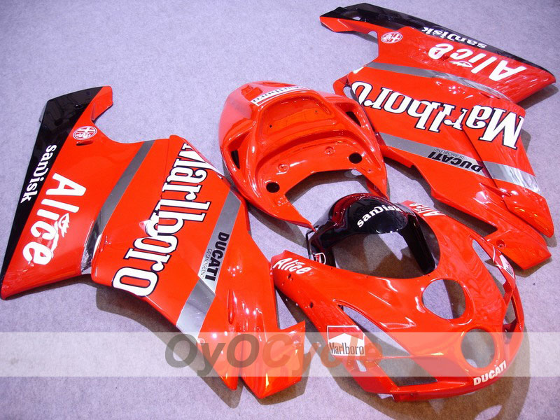 Injection Fairing kit for 03-04 Ducati 999 - Orange, Black - Alice #OYO87902348