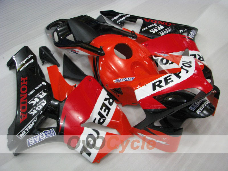 Injection Fairing kit for 03-04 CBR600RR - Red, Black - Repsol #OYO87902589