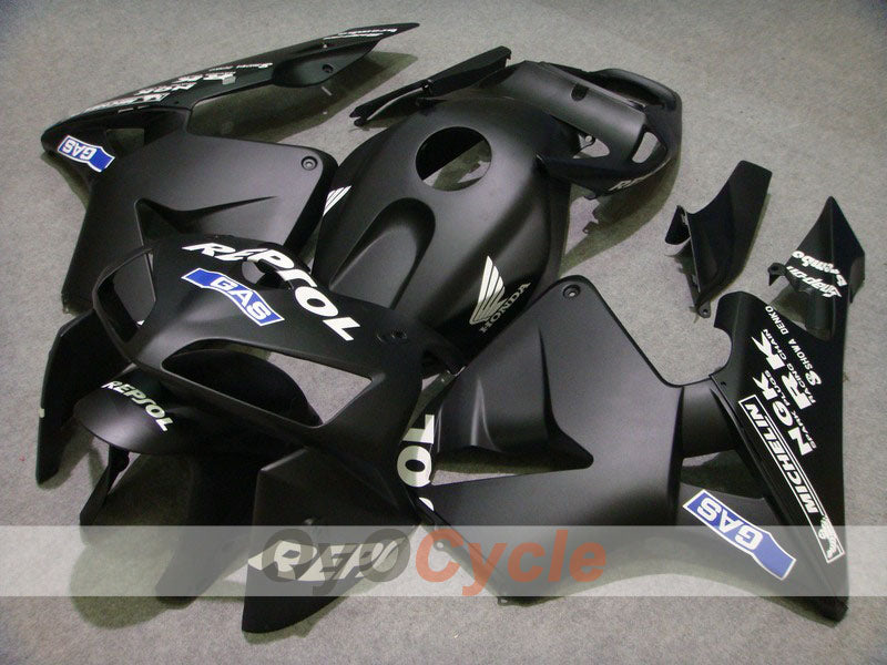 Injection Fairing kit for 05-06 CBR600RR - Black, Matte - Repsol #OYO87900337