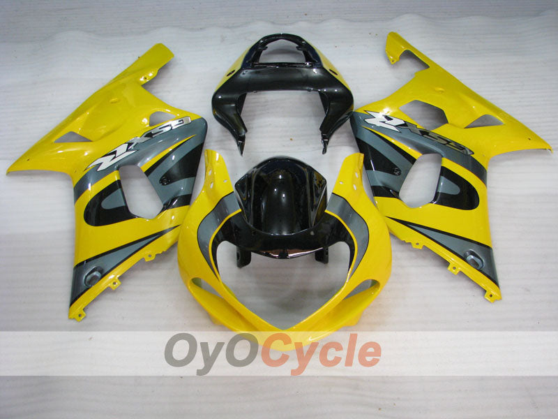 Injection Fairing kit for 00-02 GSX R1000 - Yellow, Black - Factory Style #OYO87905194