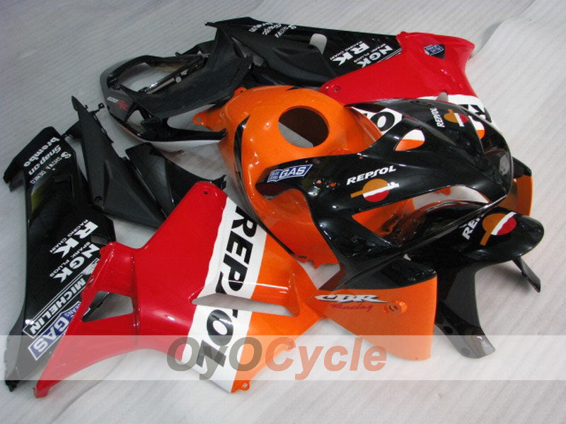 Injection Fairing kit for 05-06 CBR600RR - Orange, Black - MICHELIN, RK, Repsol #OYO87900340 Main image
