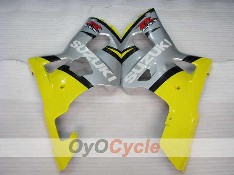 Injection Fairing kit for 00-03 GSX R750 - Yellow, Black - Factory Style #OYO87901076