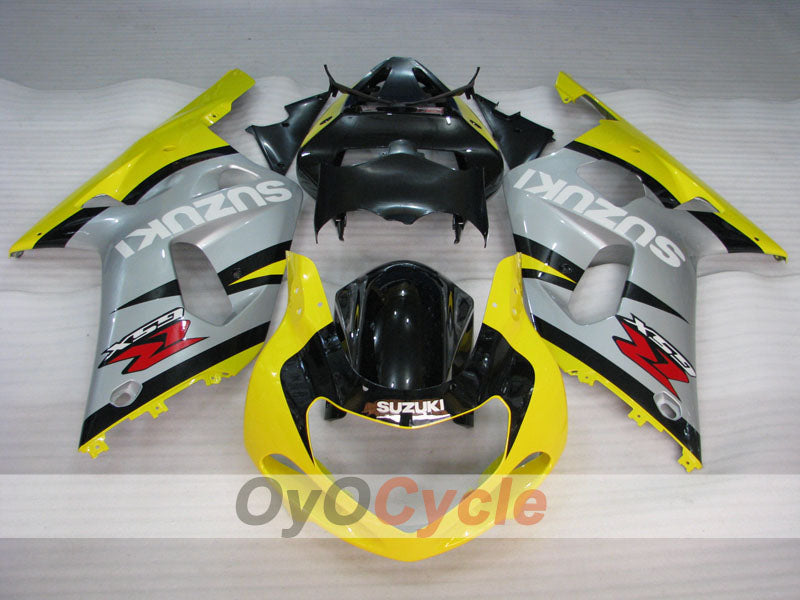 Injection Fairing kit for 00-03 GSX R750 - Yellow, Black - Factory Style #OYO87901076 Secondary image