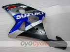 Injection Fairing kit for 00-02 GSX R1000 - White, Black - Factory Style #OYO87905129