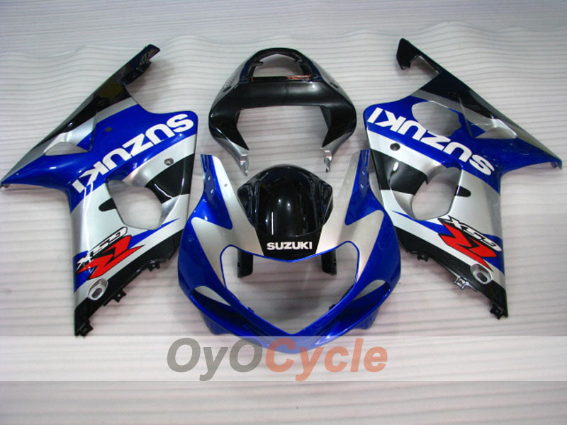 Injection Fairing kit for 00-02 GSX R1000 - White, Black - Factory Style #OYO87905129