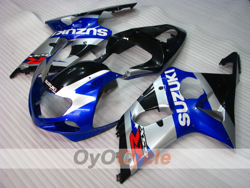 Injection Fairing kit for 00-02 GSX R1000 - White, Black - Factory Style #OYO87905129 Secondary image