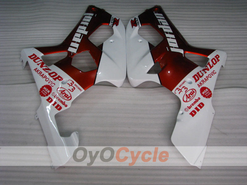 Injection Fairing kit for 00-03 GSX R750 - Red, White - MOTUL #OYO87905145
