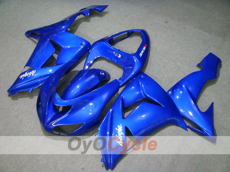 Injection Fairing kit for 06-07 NINJA ZX-10R - Blue - Factory Style #OYO87901586 Main image