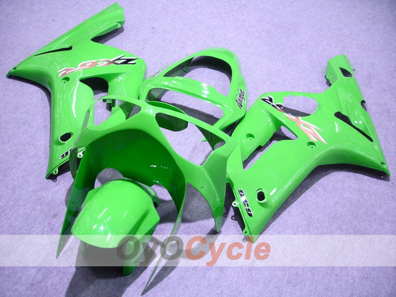 Injection Fairing kit for 03-04 NINJA ZX-6R - Green - Factory Style #OYO87901775
