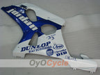 Injection Fairing kit for 00-02 GSX R1000 - Blue, White - DUNLOP #OYO87905218