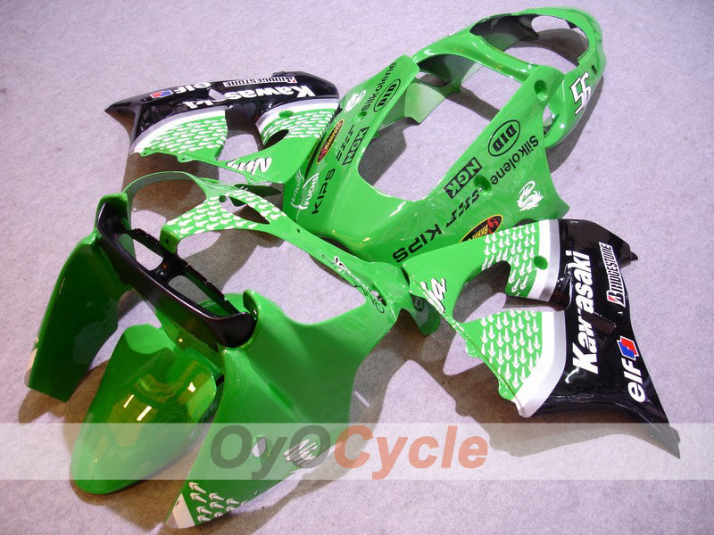 Fairing kit for 00-01 NINJA ZX-9R - Green, Black - Nakano #OYO87903036 Main image