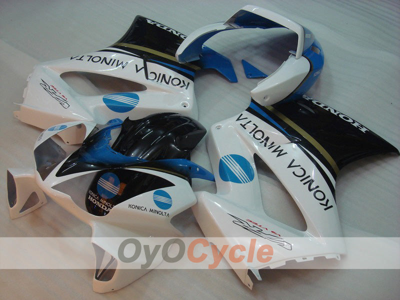 Injection Fairing kit for 02-13 VFR800 - White, Black - Konica Minolta #OYO87902822 Main image