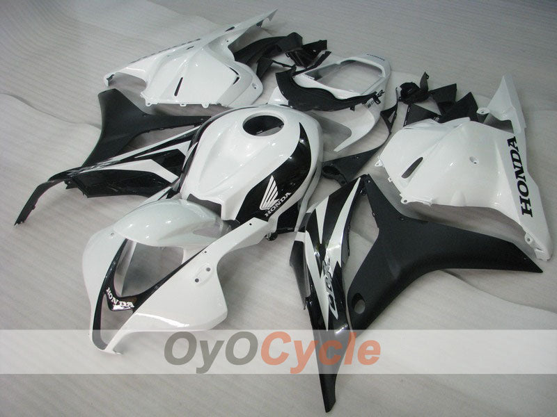 Injection Fairing kit for 09-12 CBR600RR - White, Black - Factory Style #OYO87900454 Main image