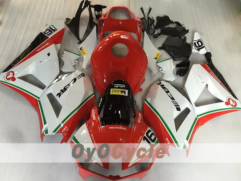 Injection Fairing kit for 13-20 CBR600RR - Red, White - Others #OYO87914585