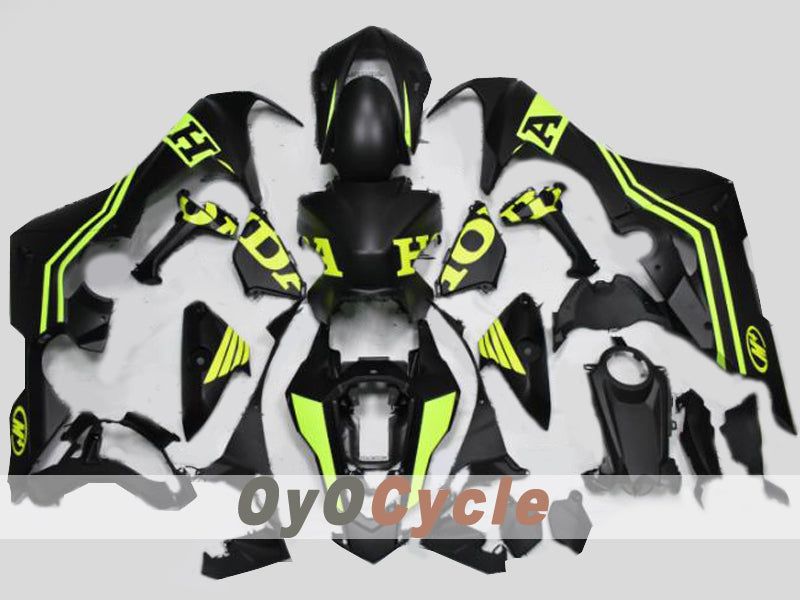Injection Fairing kit for 17-19 CBR1000RR - Yellow, Black, Matte - Factory Style #OYO87914601 Main image