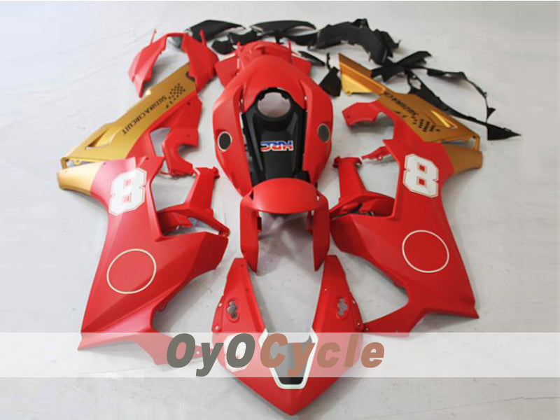 Injection Fairing kit for 17-19 CBR1000RR - Red, Gold, Matte - Factory Style #OYO87914602