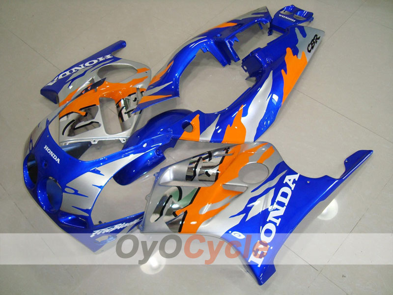 Injection Fairing kit for 88-89 CBR250RR - Orange, Blue - Fireblade #OYO87902895 Main image