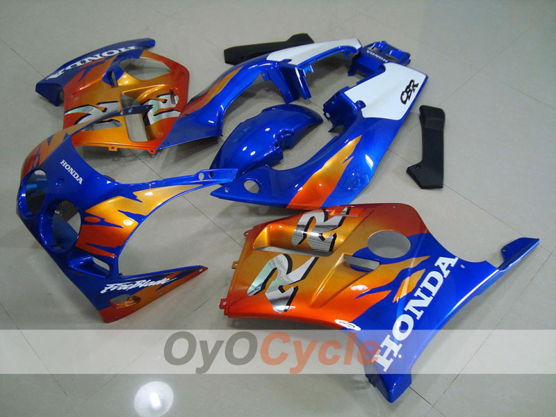 Injection Fairing kit for 88-89 CBR250RR - Orange, Blue - Fireblade #OYO87902893 Main image
