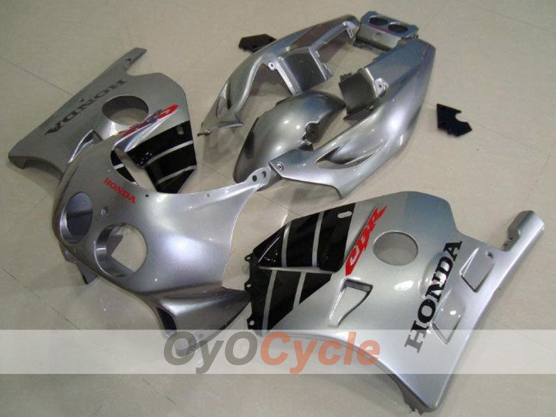 Injection Fairing kit for 90-94 CBR250RR - Black, Silver - Factory Style #OYO87902966 Main image