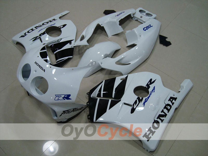 Injection Fairing kit for 90-94 CBR250RR - White, Black - Fireblade #OYO87902945 Main image