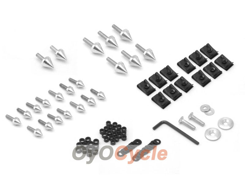 Fairing Screw Bolts for 98-03 Kawasaki Ninja ZX9R - Silver #OYO87903361 Main image