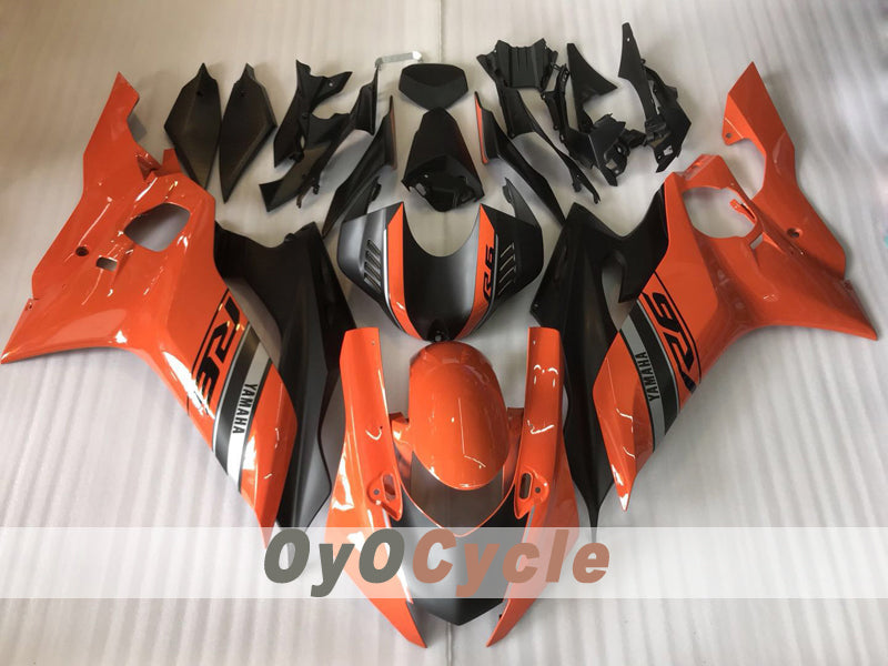 Injection Fairing kit for 17-22 YZF-R6 - Orange, Black - Factory Style #OYO87914668 Main image