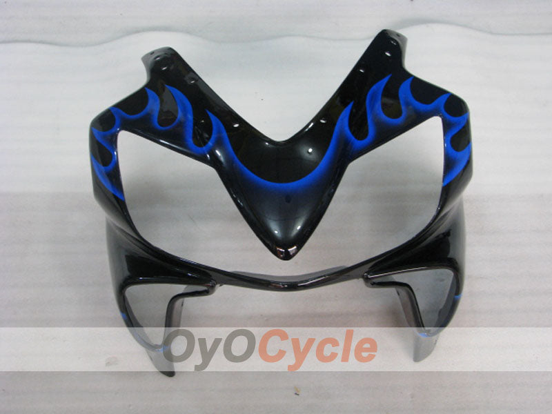 Injection Fairing kit for 01-03 CBR600F4i - Blue, Black - Flame #OYO87900150