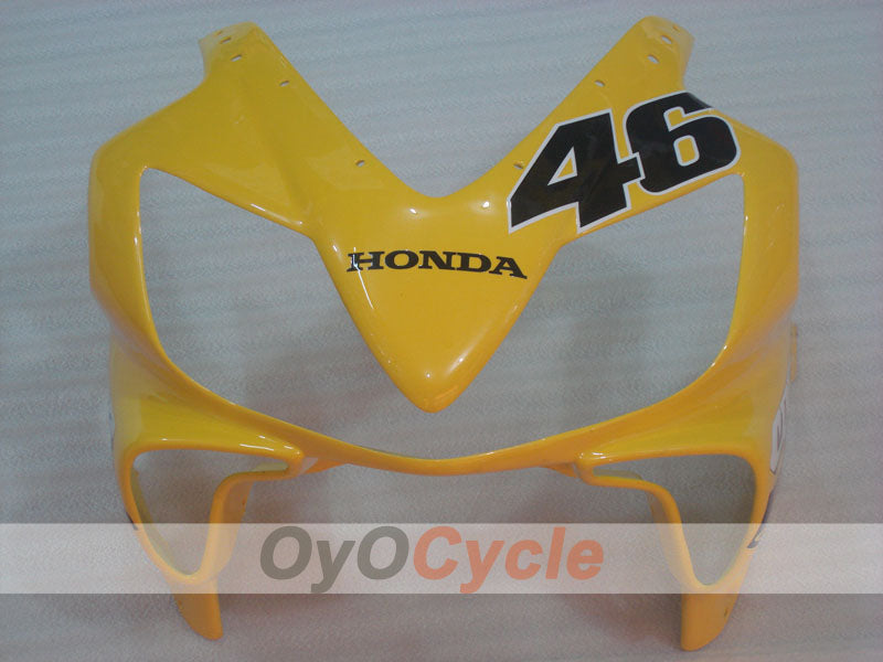 Injection Fairing kit for 01-03 CBR600F4i - Yellow, White - MICHELIN, Nastro Azzurro #OYO87900163
