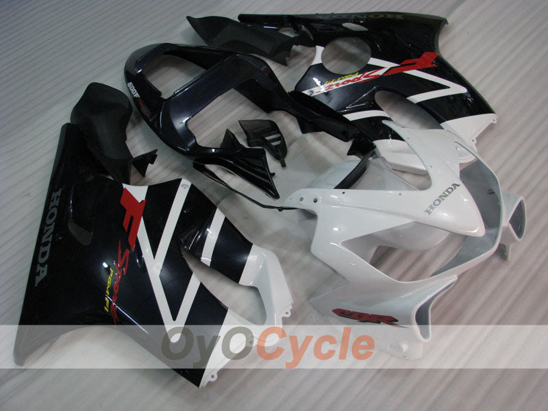 Injection Fairing kit for 01-03 CBR600F4i - White, Black - Factory Style #OYO87900168