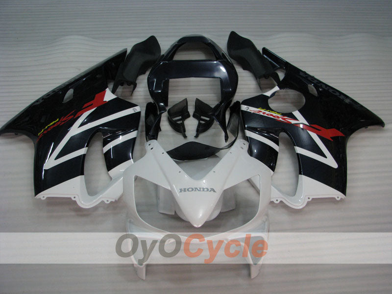 Injection Fairing kit for 01-03 CBR600F4i - White, Black - Factory Style #OYO87900168