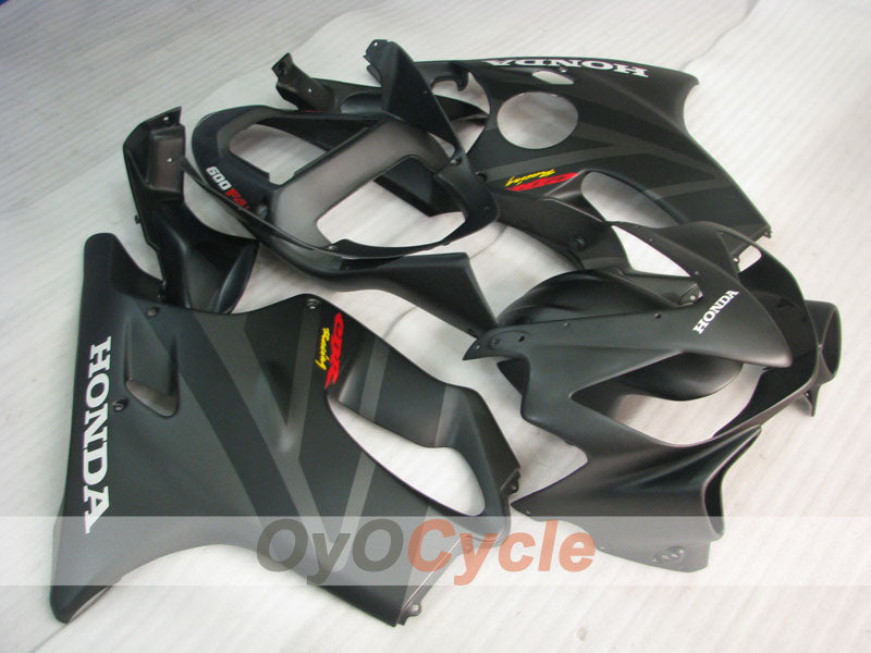 Injection Fairing kit for 01-03 CBR600F4i - Black, Matte - Factory Style #OYO87900169 Main image