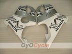 Injection Fairing kit for 01-03 CBR600F4i - White, Silver - Repsol #OYO87900185