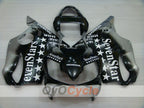Injection Fairing kit for 01-03 CBR600F4i - Black, Silver - SevenStars #OYO87900193