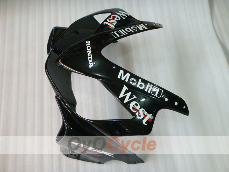 Injection Fairing kit for 01-03 CBR600F4i - White, Black - MICHELIN, West #OYO87900194