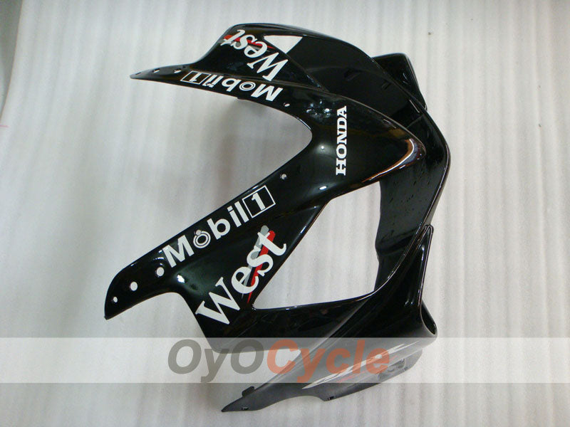 Injection Fairing kit for 01-03 CBR600F4i - White, Black - MICHELIN, West #OYO87900194