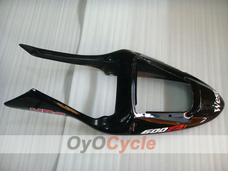 Injection Fairing kit for 01-03 CBR600F4i - White, Black - MICHELIN, West #OYO87900194
