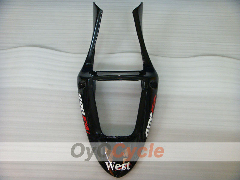 Injection Fairing kit for 01-03 CBR600F4i - White, Black - MICHELIN, West #OYO87900194