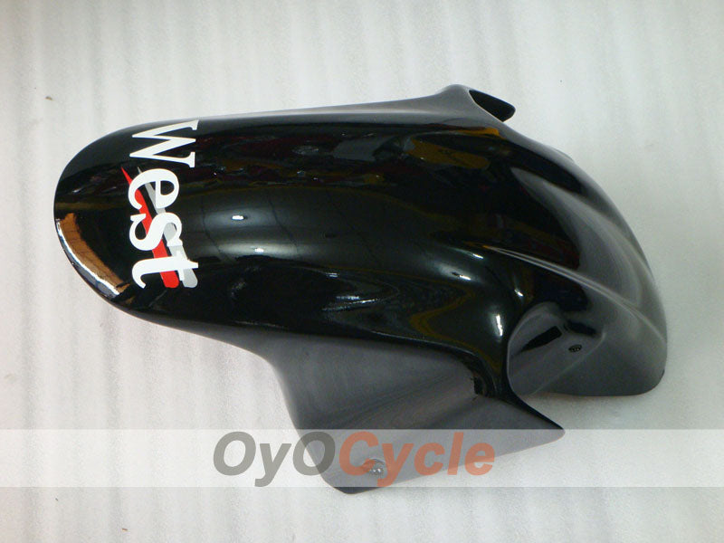 Injection Fairing kit for 01-03 CBR600F4i - White, Black - MICHELIN, West #OYO87900194