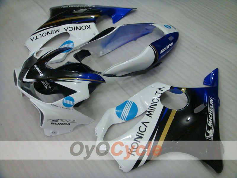 Injection Fairing kit for 04-07 CBR600F4i - White, Black - Konica Minolta, MICHELIN #OYO87900203 Secondary image