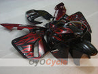 Injection Fairing kit for 05-06 CBR600RR - Red, Black - Flame #OYO87900247