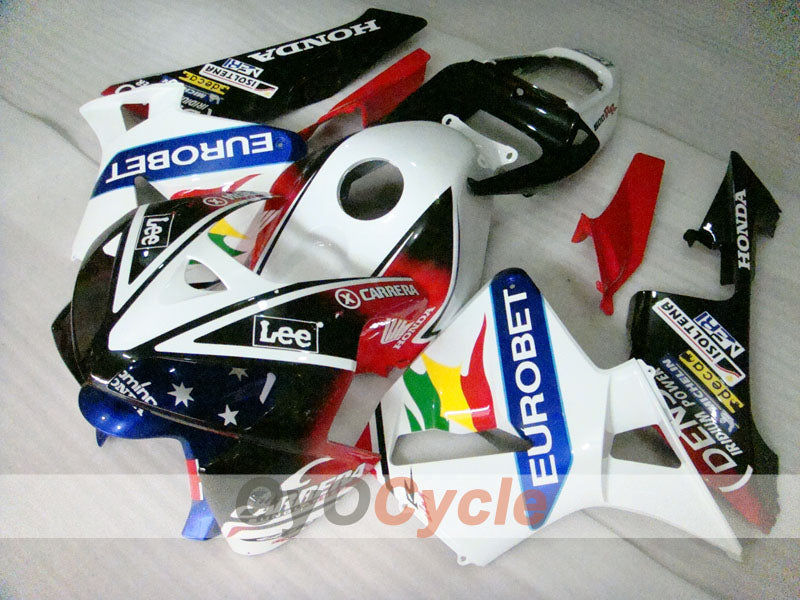 Injection Fairing kit for 05-06 CBR600RR - Multicolour - Eurobet, Lee, MICHELIN #OYO87900267