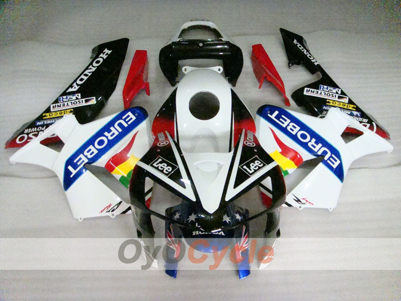 Injection Fairing kit for 05-06 CBR600RR - Multicolour - Eurobet, Lee, MICHELIN #OYO87900267