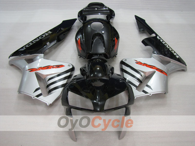 Injection Fairing kit for 05-06 CBR600RR - Black, Silver - Factory Style #OYO87900281 Secondary image