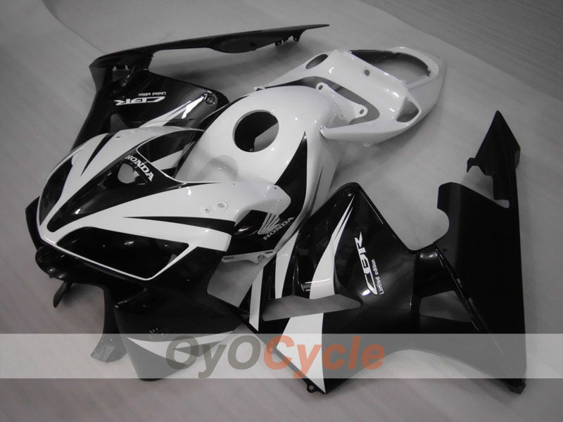 Injection Fairing kit for 05-06 CBR600RR - White, Black - Factory Style #OYO87900291