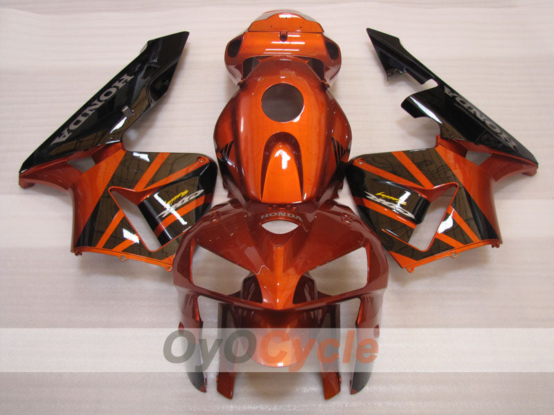 Injection Fairing kit for 05-06 CBR600RR - Orange, Black - Factory Style #OYO87900297 Secondary image