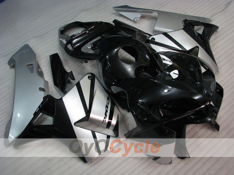Injection Fairing kit for 05-06 CBR600RR - Black, Silver - Factory Style #OYO87900311 Secondary image