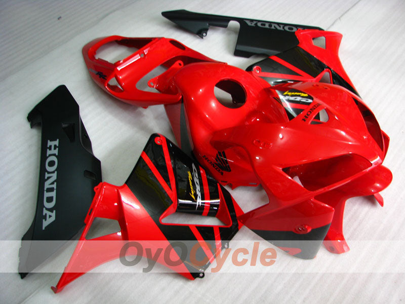 Injection Fairing kit for 05-06 CBR600RR - Red, Black - Factory Style #OYO87900314 Main image