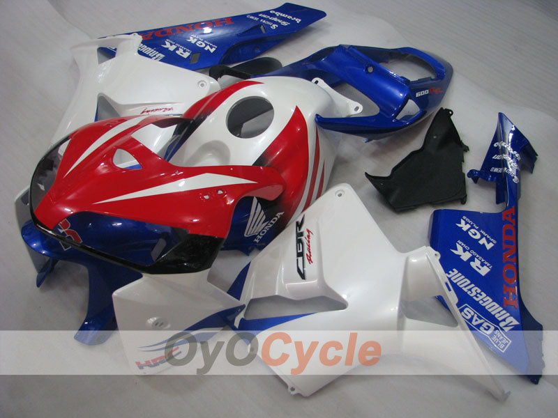 Injection Fairing kit for 05-06 CBR600RR - Blue, White - Factory Style #OYO87900316