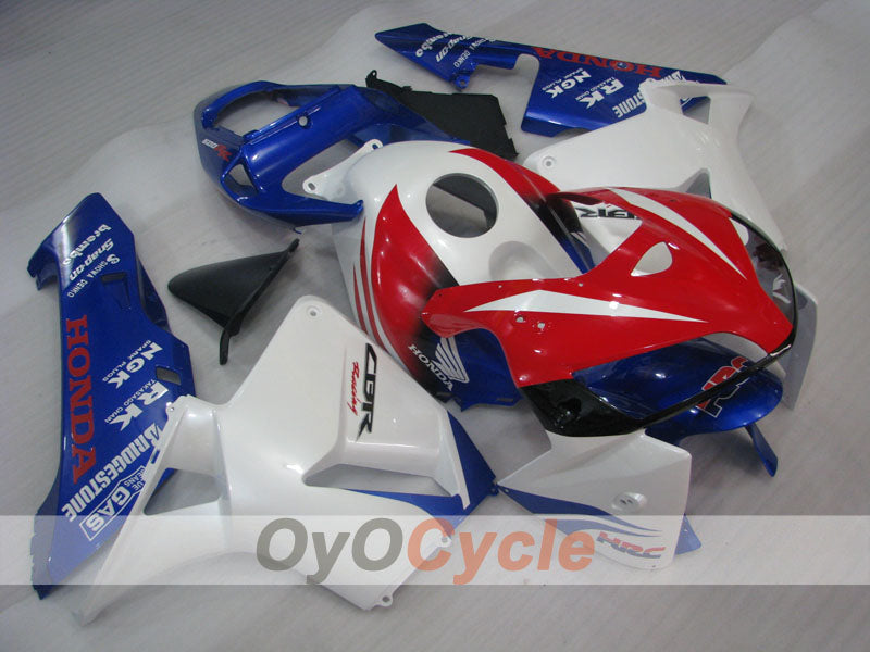 Injection Fairing kit for 05-06 CBR600RR - Blue, White - Factory Style #OYO87900316