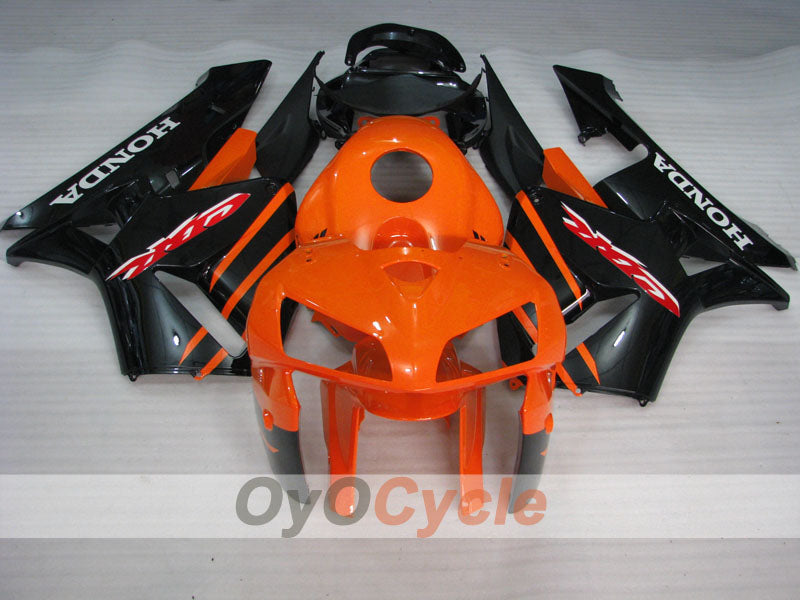 Injection Fairing kit for 05-06 CBR600RR - Orange, Black - Factory Style #OYO87900322